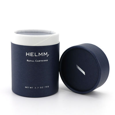 Boîtes de carton pour graver cosmétique de Silkprinting de produits cylindrique