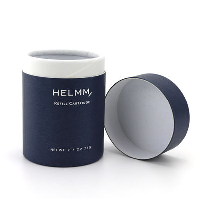 Boîtes de carton pour graver cosmétique de Silkprinting de produits cylindrique