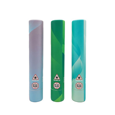 Tube de papier résistant d'enfant de boursouflure, conteneurs de carton de rond d'OEM avec des couvercles