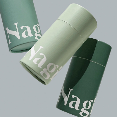Emballage de tube de T-shirts de sous-vêtements de cylindre rond de vêtements biodégradables