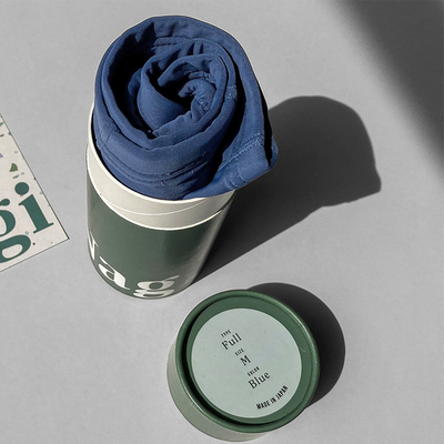 Emballage de tube de T-shirts de sous-vêtements de cylindre rond de vêtements biodégradables