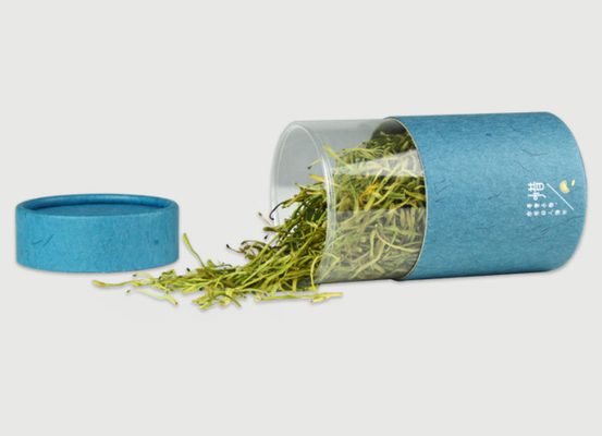 Le papier rond de tube de papier d'emballage imprimé recyclable peut les tubes faits sur commande de taille avec la fenêtre