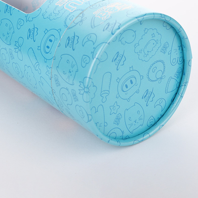 emballage de tube du papier 100ml avec la fenêtre, boîte de papier gravante en refief de fenêtre de PVC