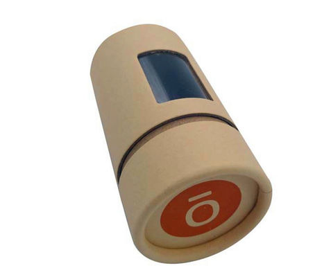 Emballage de tube de papier de Flexo avec la fenêtre, emballage clair de boîte de fenêtre de 2mm