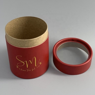 Tube de carton de catégorie comestible d'impression pour l'emballage de cylindre de thé de chocolat