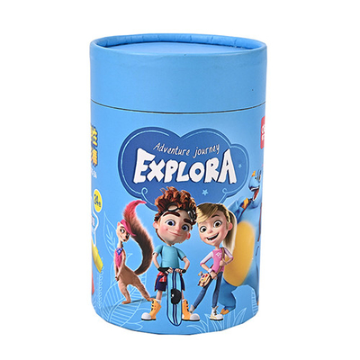 Boîtes composées de papier d'ODM, emballage de papier de tube de 80mm écologique