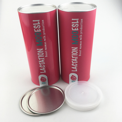 boîtes composées de papier de 46mm, conteneurs de cylindre de papier d'Antimoisture