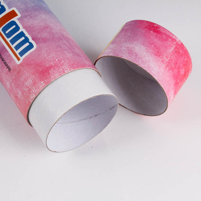 Emballage de papier de estampillage chaud de boîte métallique, EVA Cardboard Cylinder Packaging
