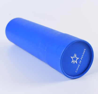 Oreiller Pen Gift Boxes Packaging, emballage silkprinting de velours de tube de carton